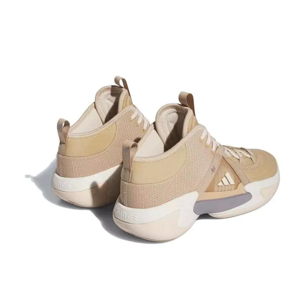 NEW Adidas Women's Size 10 Exhibit Select CP Beige Basketball Sneakers IE9341 - Picture 4 of 6